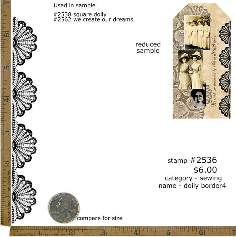 #2536 - Doily Border4 - Sewing